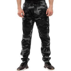 BurnSide Joggers Men's Large Black Camo Tech Fleece Pants[NEW WITH TAGS]